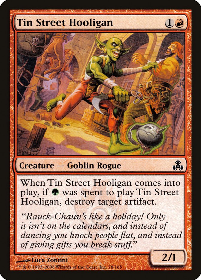 Tin Street Hooligan [Guildpact] | Card Merchant Takapuna