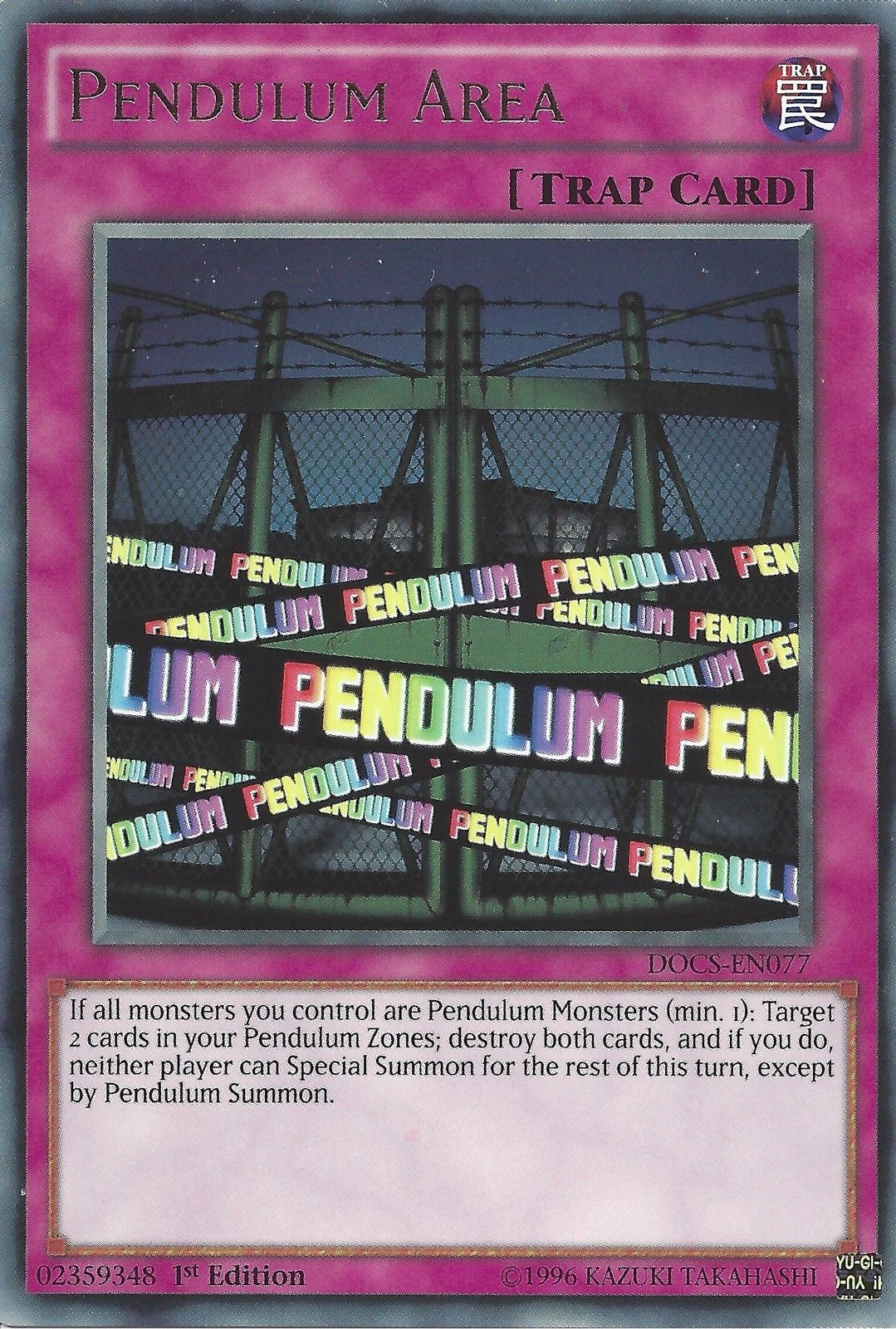 Pendulum Area [DOCS-EN077] Rare | Card Merchant Takapuna