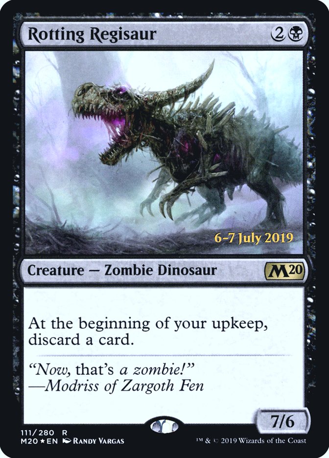 Rotting Regisaur [Core Set 2020 Prerelease Promos] | Card Merchant Takapuna