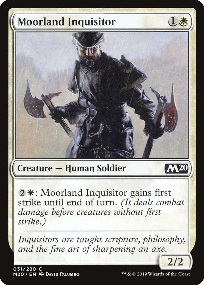 Moorland Inquisitor [Core Set 2020] | Card Merchant Takapuna