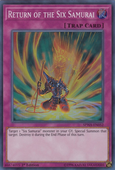 Return of the Six Samurai [SPWA-EN052] Super Rare | Card Merchant Takapuna