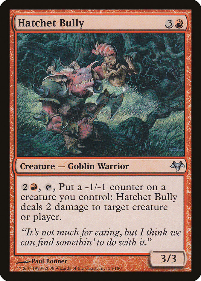 Hatchet Bully [Eventide] | Card Merchant Takapuna