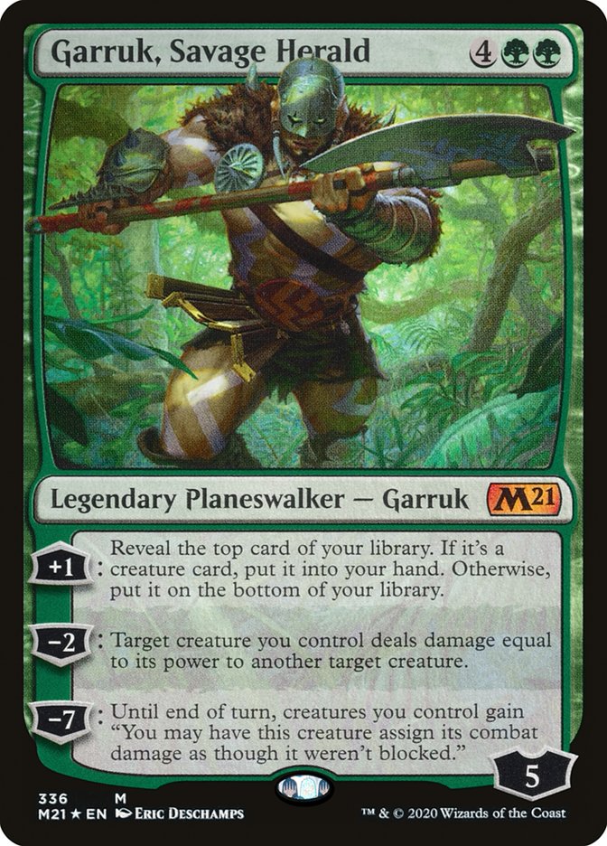 Garruk, Savage Herald [Core Set 2021] | Card Merchant Takapuna