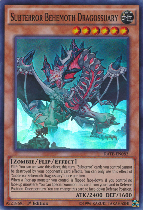 Subterror Behemoth Dragossuary [RATE-EN083] Super Rare | Card Merchant Takapuna