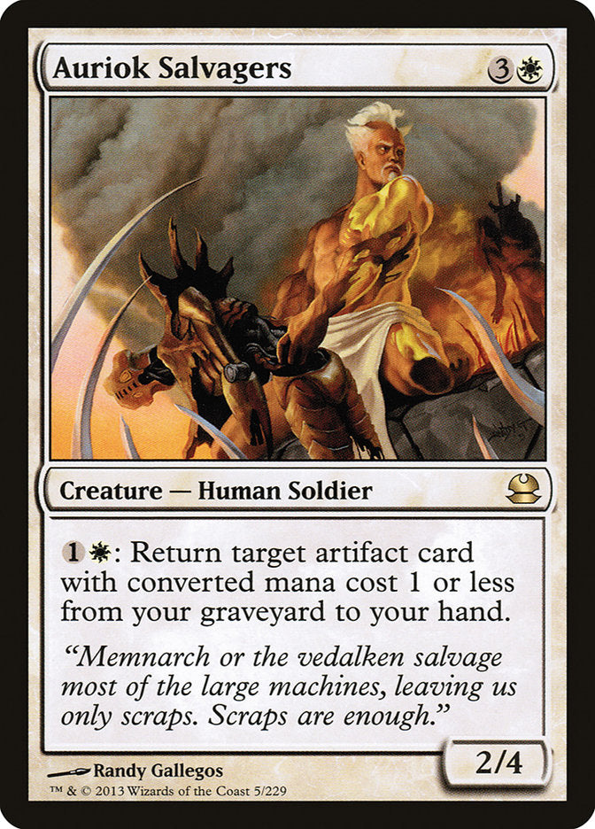 Auriok Salvagers [Modern Masters] | Card Merchant Takapuna