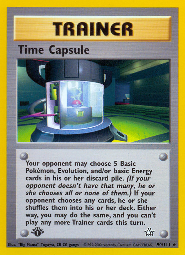 Time Capsule (90/111) [Neo Genesis 1st Edition] | Card Merchant Takapuna