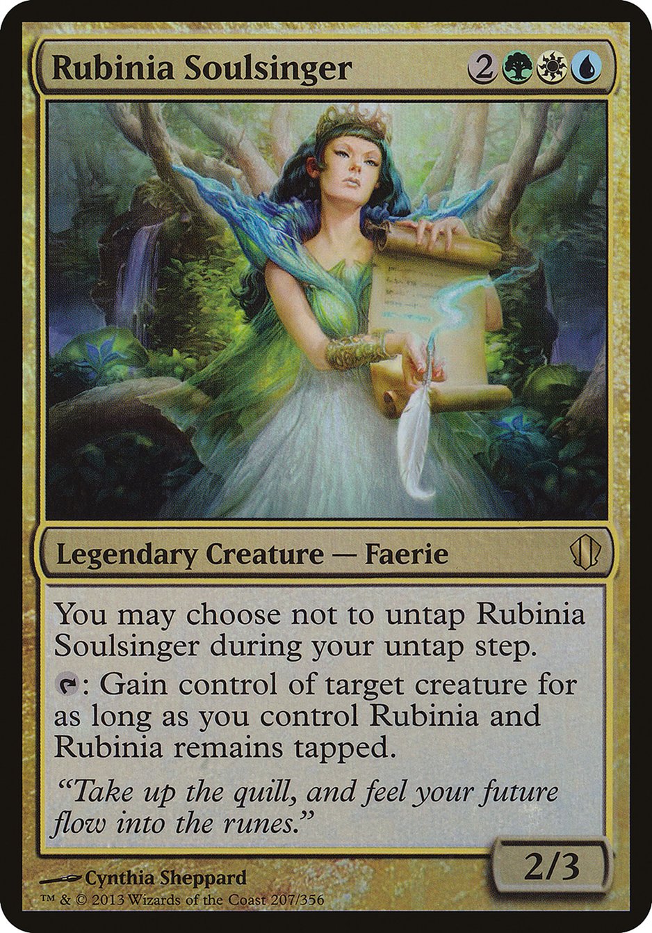 Rubinia Soulsinger (Oversized) [Commander 2013 Oversized] | Card Merchant Takapuna