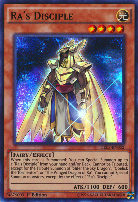 Ra's Disciple [DRL3-EN052] Ultra Rare | Card Merchant Takapuna