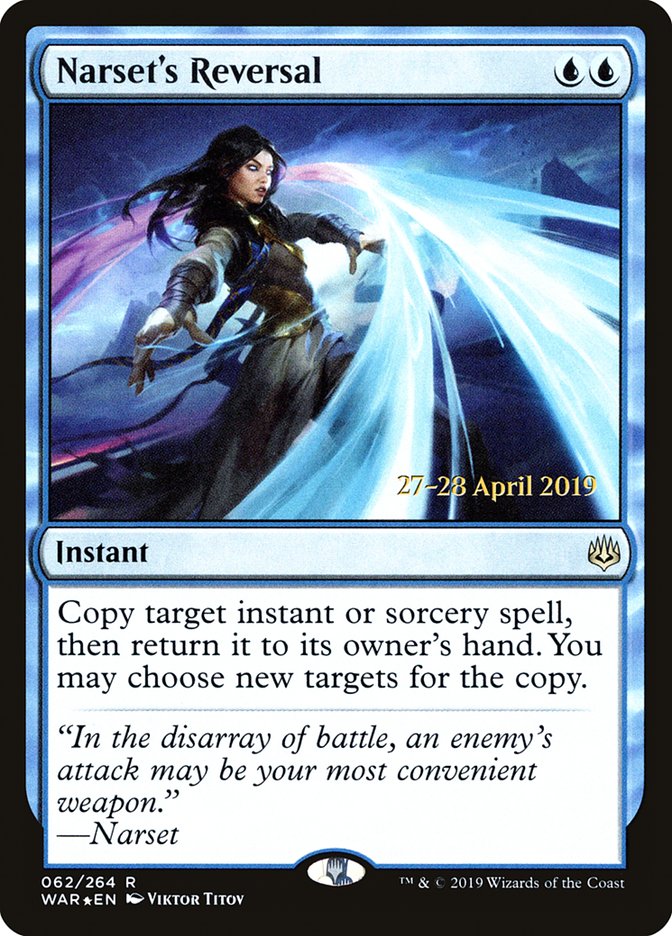 Narset's Reversal [War of the Spark Prerelease Promos] | Card Merchant Takapuna