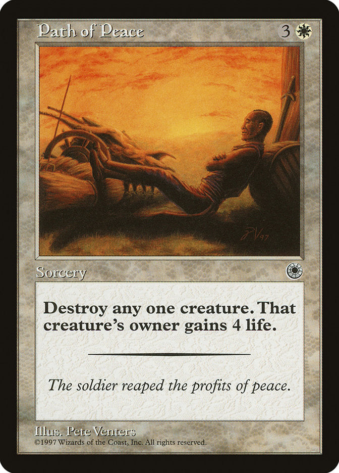 Path of Peace [Portal] | Card Merchant Takapuna