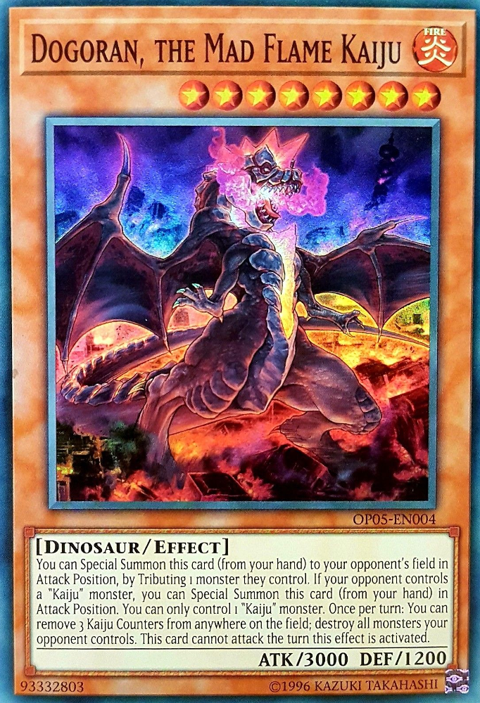 Dogoran, the Mad Flame Kaiju [OP05-EN004] Super Rare | Card Merchant Takapuna