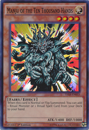 Manju of the Ten Thousand Hands [THSF-EN033] Super Rare | Card Merchant Takapuna