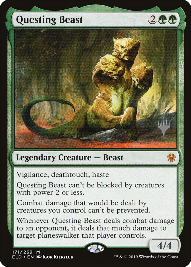 Questing Beast (Promo Pack) [Throne of Eldraine Promos] | Card Merchant Takapuna