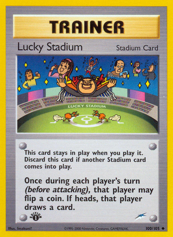 Lucky Stadium (100/105) [Neo Destiny 1st Edition] | Card Merchant Takapuna