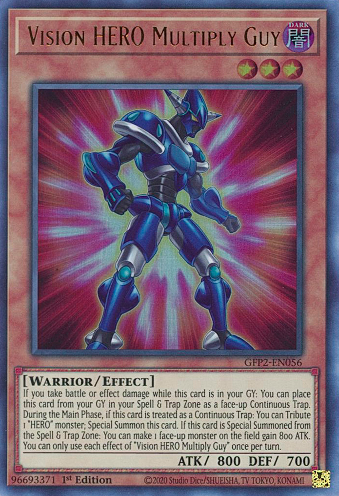 Vision HERO Multiply Guy [GFP2-EN056] Ultra Rare | Card Merchant Takapuna