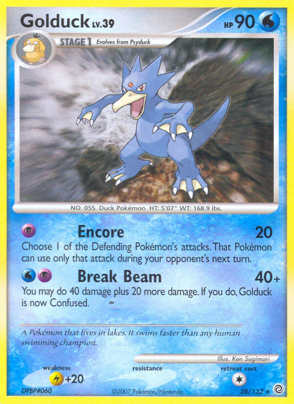 Golduck (28/132) [Diamond & Pearl: Secret Wonders] | Card Merchant Takapuna