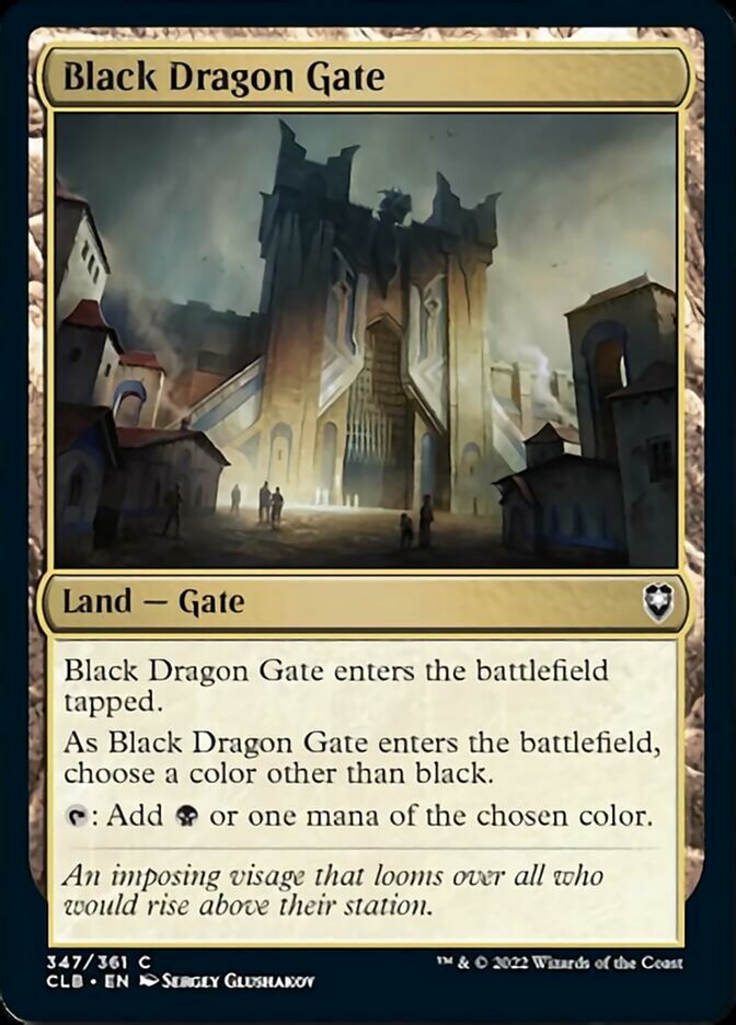 Black Dragon Gate [Commander Legends: Battle for Baldur's Gate] | Card Merchant Takapuna