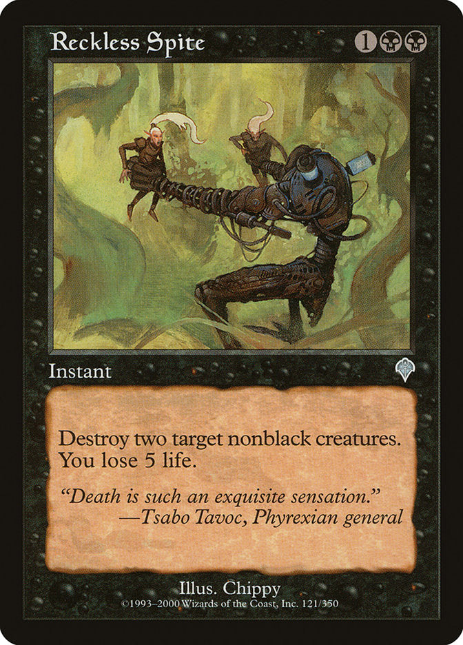 Reckless Spite [Invasion] | Card Merchant Takapuna