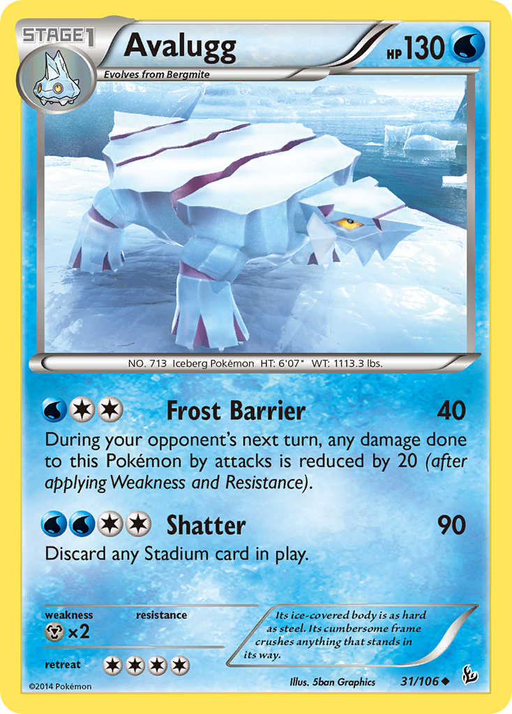 Avalugg (31/106) [XY: Flashfire] | Card Merchant Takapuna