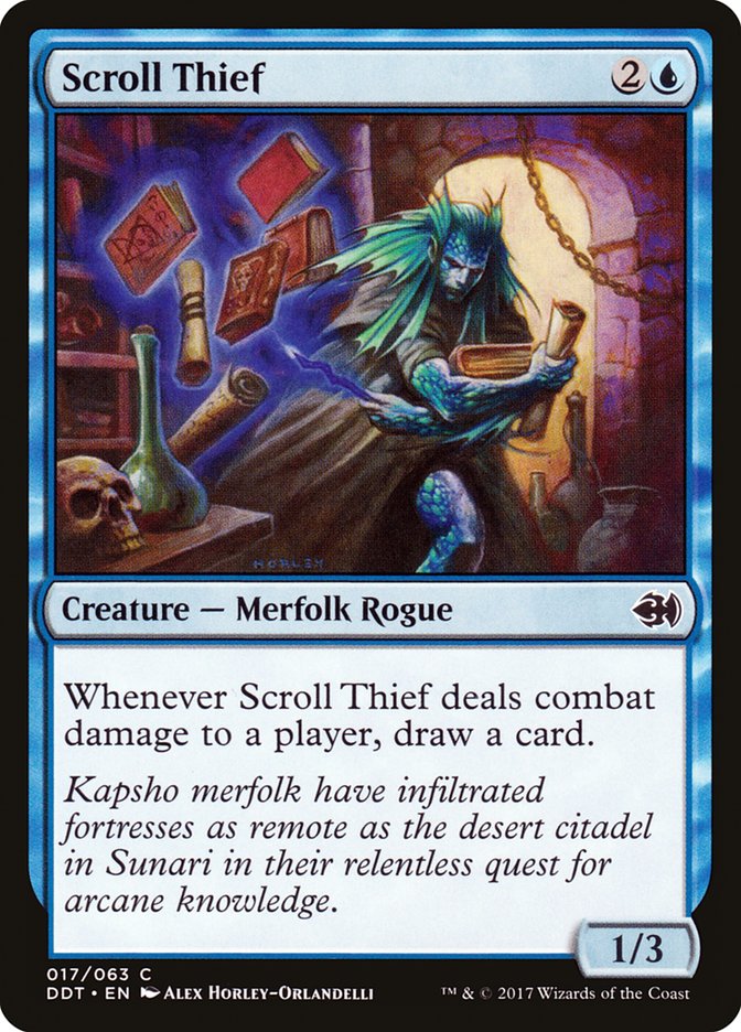 Scroll Thief [Duel Decks: Merfolk vs. Goblins] | Card Merchant Takapuna