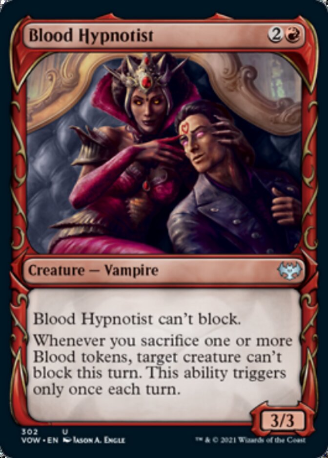 Blood Hypnotist (Showcase Fang Frame) [Innistrad: Crimson Vow] | Card Merchant Takapuna