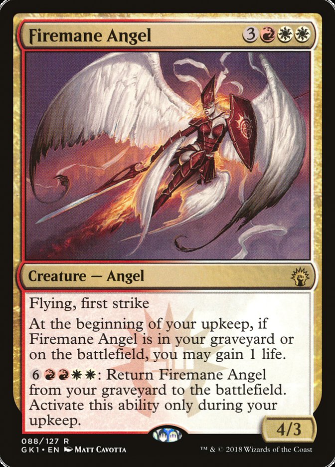 Firemane Angel [Guilds of Ravnica Guild Kit] | Card Merchant Takapuna