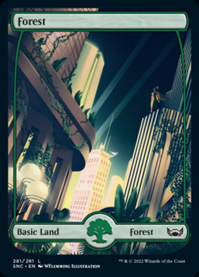 Forest (281) [Streets of New Capenna] | Card Merchant Takapuna