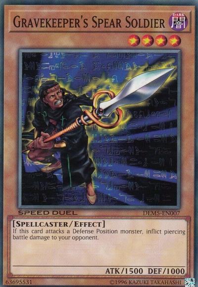 Gravekeeper's Spear Soldier [DEM5-EN007] Common | Card Merchant Takapuna