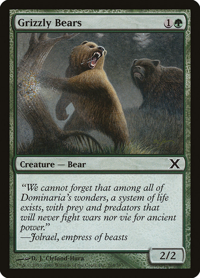 Grizzly Bears [Tenth Edition] | Card Merchant Takapuna