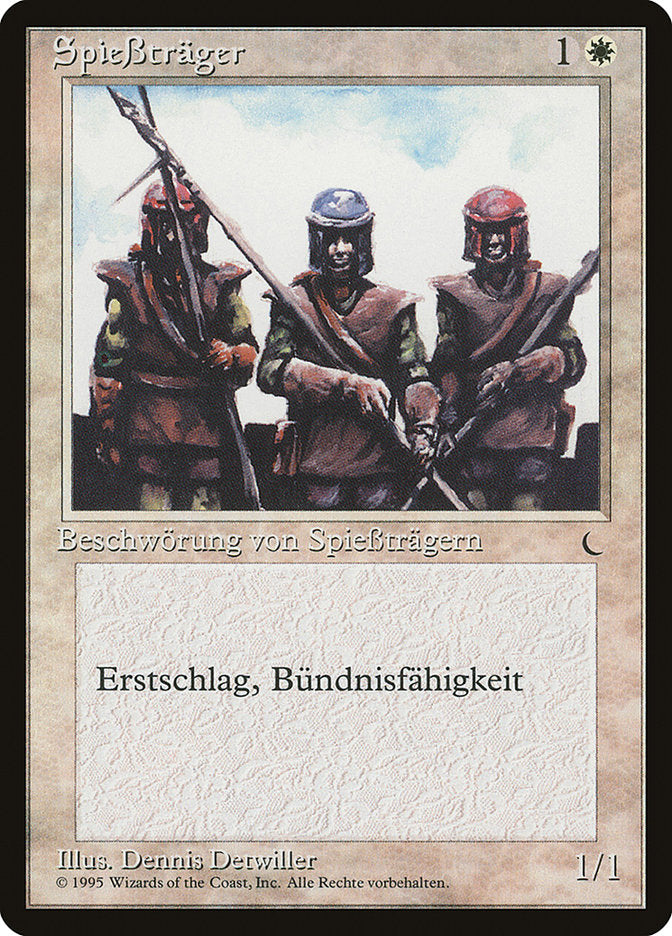 Pikemen (German) - "SpieBtrager" [Renaissance] | Card Merchant Takapuna