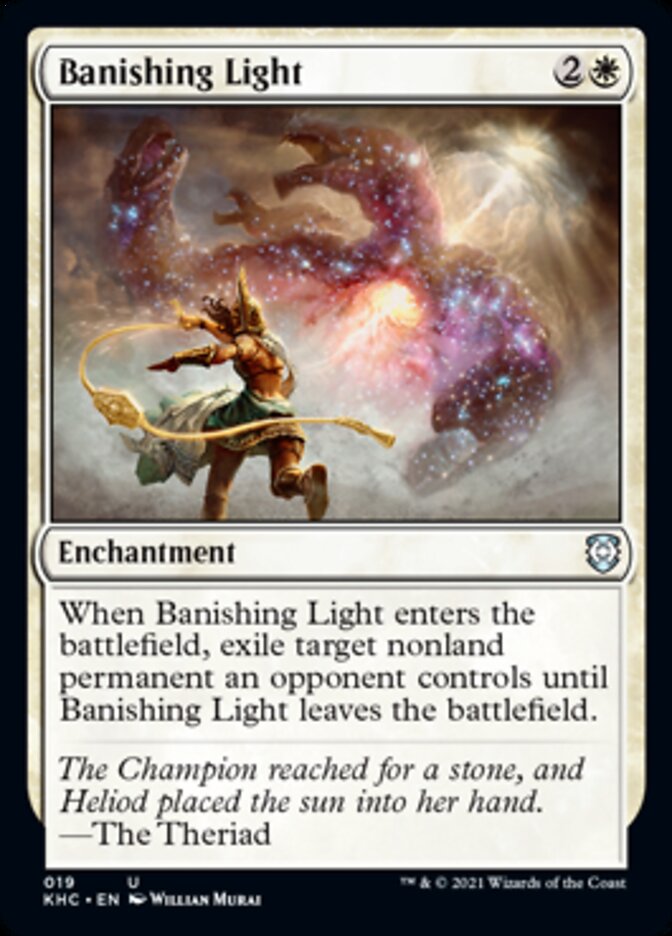 Banishing Light [Kaldheim Commander] | Card Merchant Takapuna