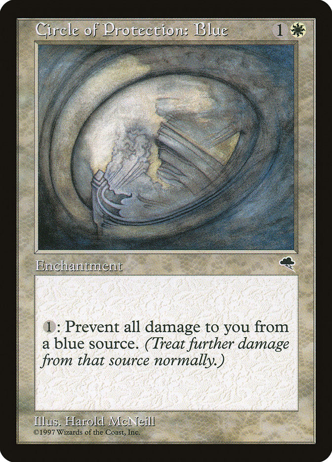 Circle of Protection: Blue [Tempest] | Card Merchant Takapuna