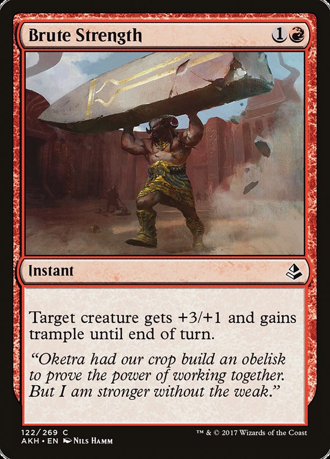 Brute Strength [Amonkhet] | Card Merchant Takapuna