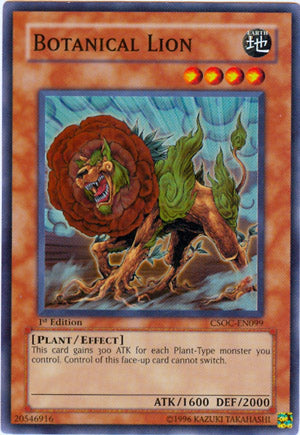 Botanical Lion [CSOC-EN099] Super Rare | Card Merchant Takapuna