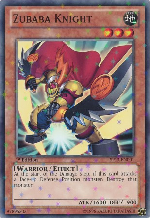 Zubaba Knight [SP13-EN001] Starfoil Rare | Card Merchant Takapuna