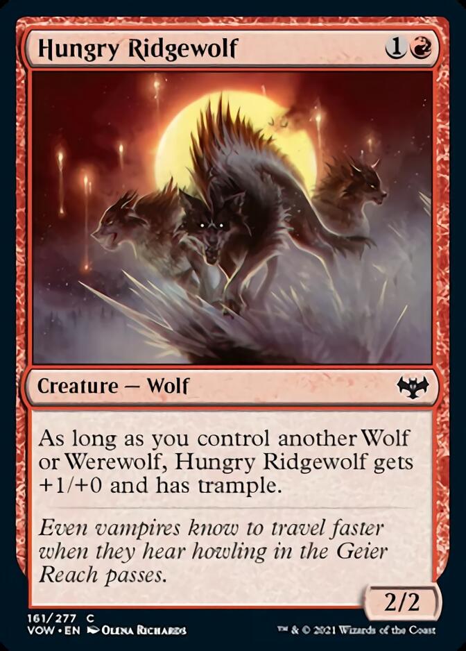 Hungry Ridgewolf [Innistrad: Crimson Vow] | Card Merchant Takapuna