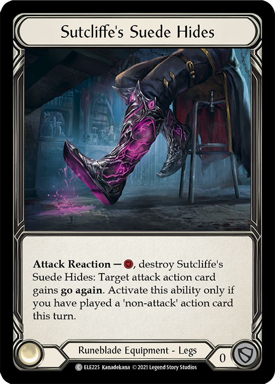 Sutcliffe's Suede Hides [ELE225] (Tales of Aria)  1st Edition Normal | Card Merchant Takapuna