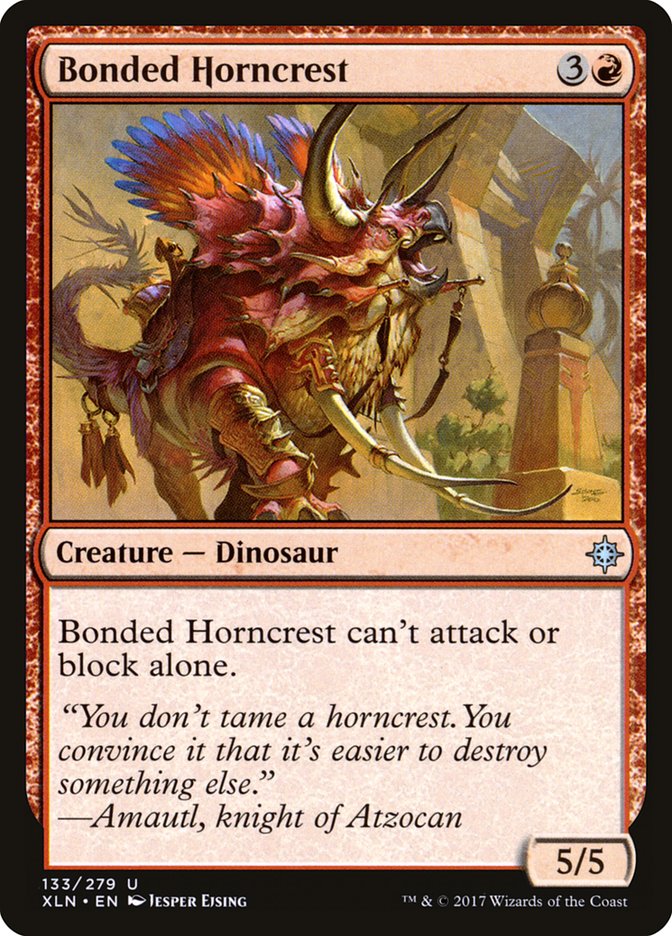 Bonded Horncrest [Ixalan] | Card Merchant Takapuna