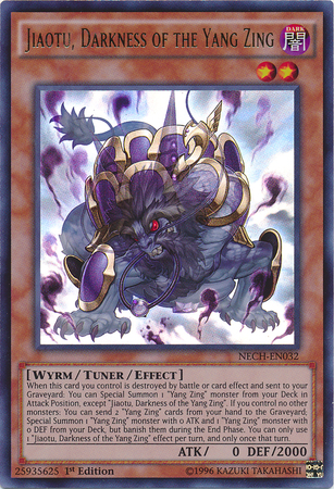 Jiaotu, Darkness of the Yang Zing [NECH-EN032] Ultra Rare | Card Merchant Takapuna