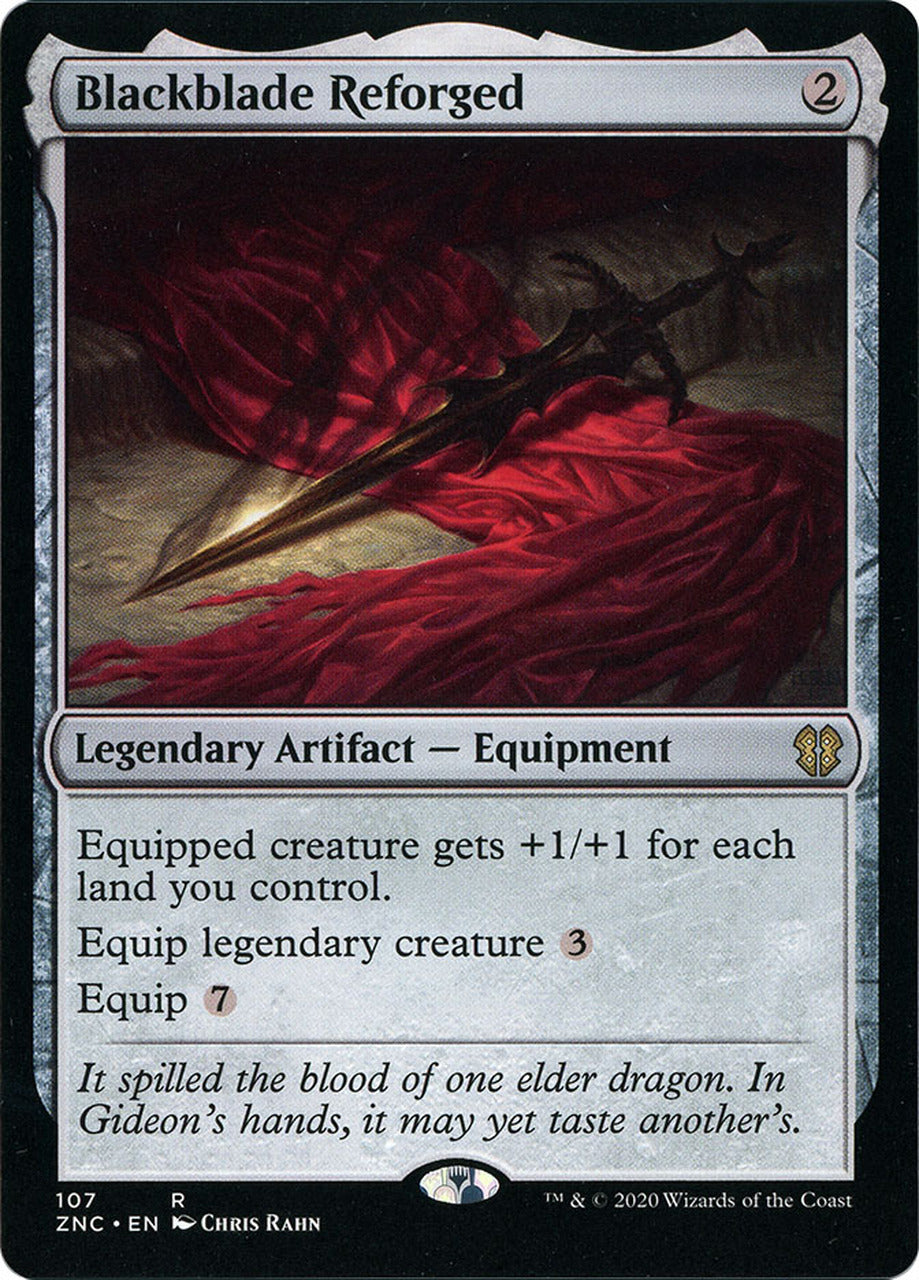 Blackblade Reforged [Zendikar Rising Commander] | Card Merchant Takapuna