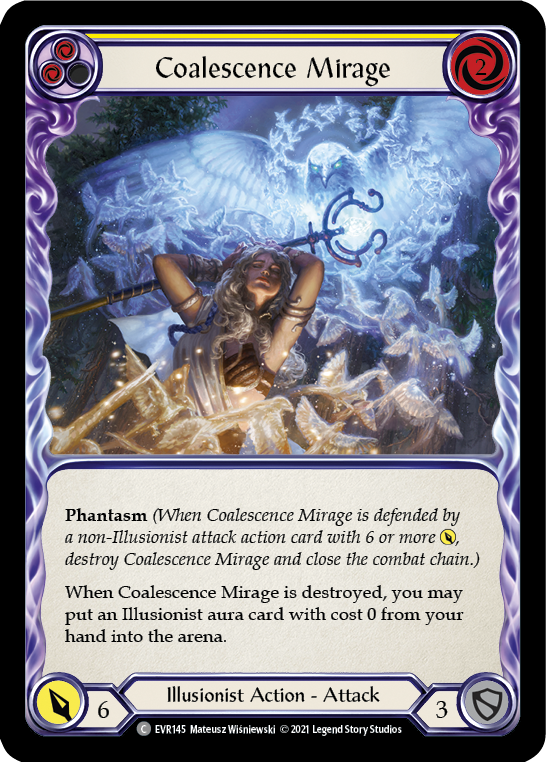 Coalescence Mirage (Yellow) [EVR145] (Everfest)  1st Edition Normal | Card Merchant Takapuna