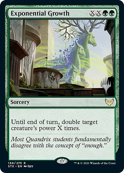 Exponential Growth (Promo Pack) [Strixhaven: School of Mages Promos] | Card Merchant Takapuna