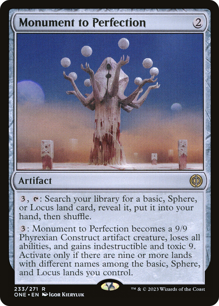 Monument to Perfection [Phyrexia: All Will Be One] | Card Merchant Takapuna