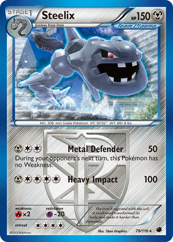 Steelix (79/116) [Black & White: Plasma Freeze] | Card Merchant Takapuna