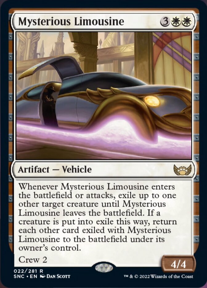 Mysterious Limousine [Streets of New Capenna] | Card Merchant Takapuna