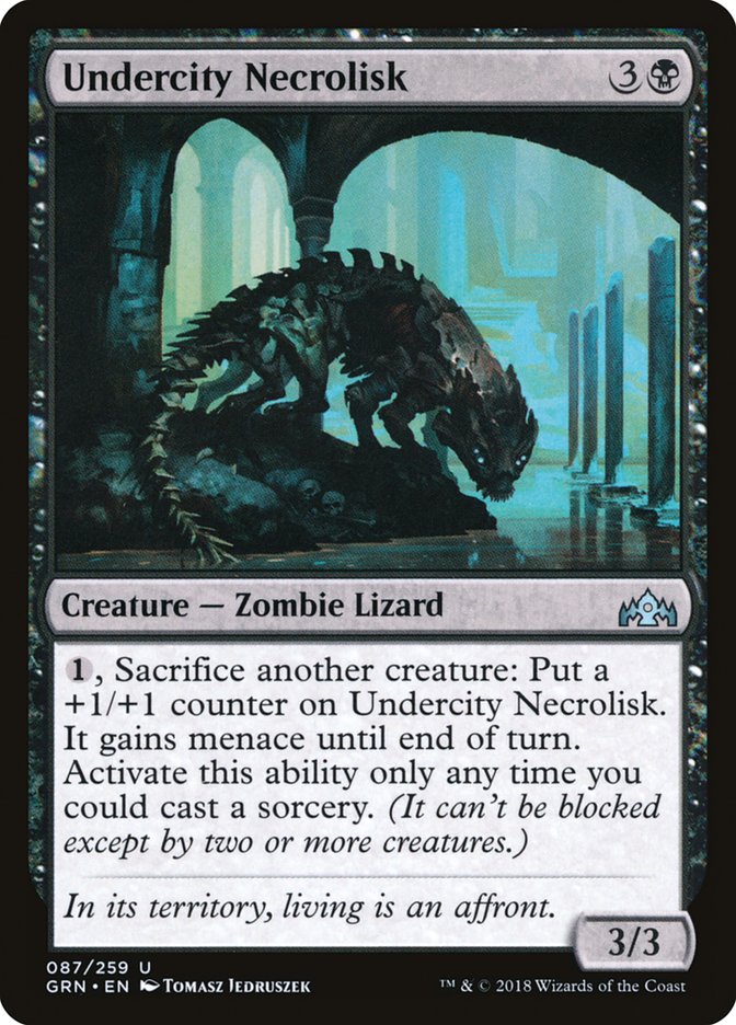 Undercity Necrolisk [Guilds of Ravnica] | Card Merchant Takapuna