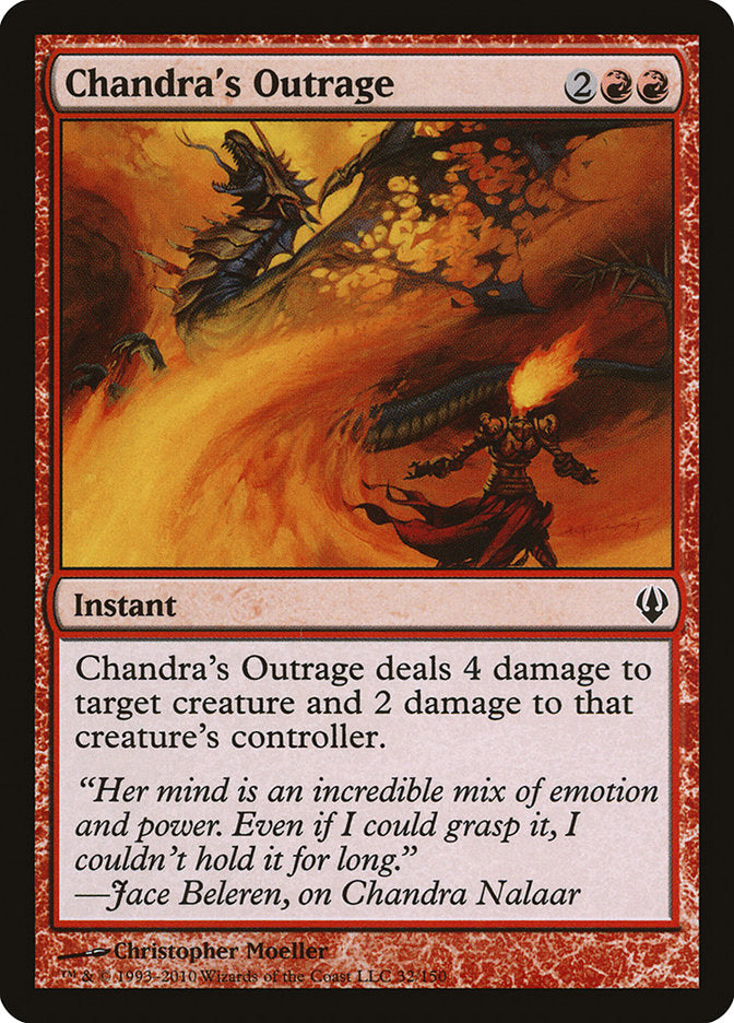 Chandra's Outrage [Archenemy] | Card Merchant Takapuna