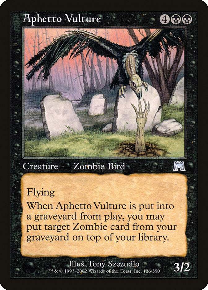 Aphetto Vulture [Onslaught] | Card Merchant Takapuna