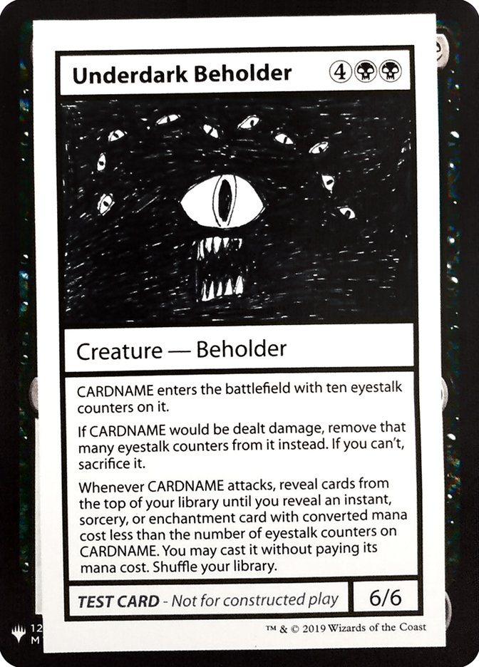 Underdark Beholder [Mystery Booster Playtest Cards] | Card Merchant Takapuna