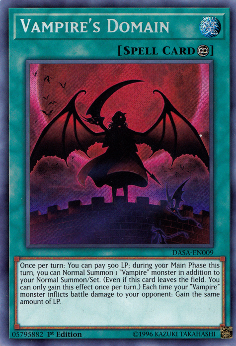 Vampire's Domain [DASA-EN009] Secret Rare | Card Merchant Takapuna